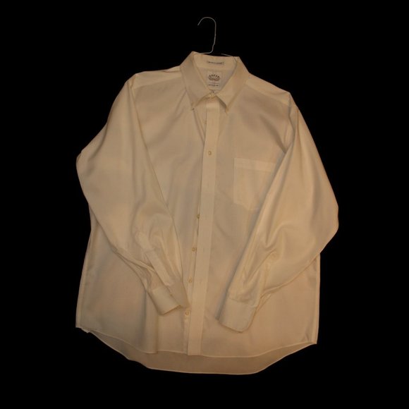White 100% Pin Point Oxford Shirt - Picture 1 of 6
